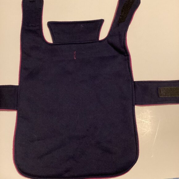 Purple Fleece Dog Pet Coat Jacket Warm Winter - Picture 3 of 3